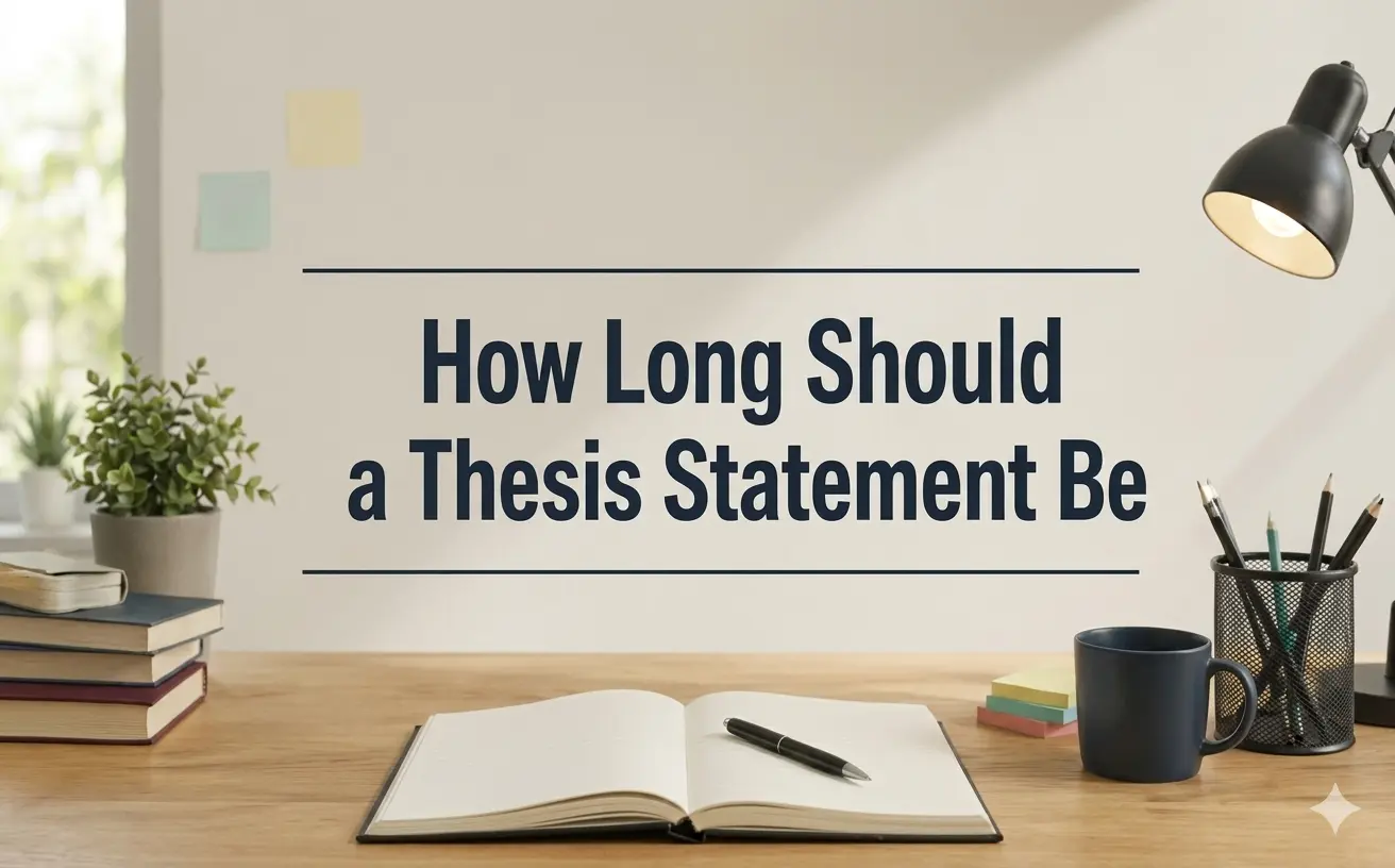 How Long Should a Thesis Statement Be | Length & Essay Types