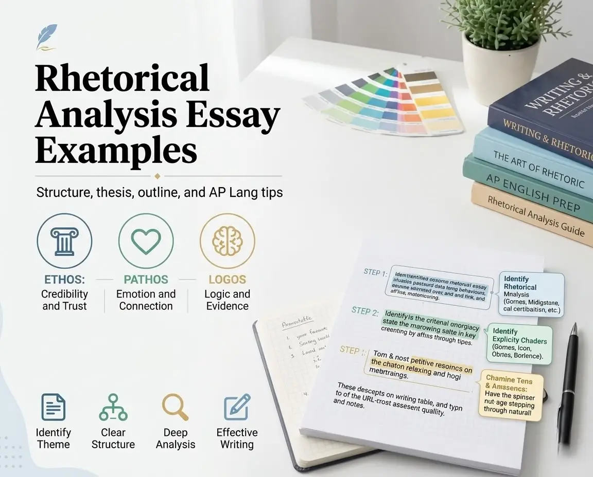 An infographic and flat lay scene titled 